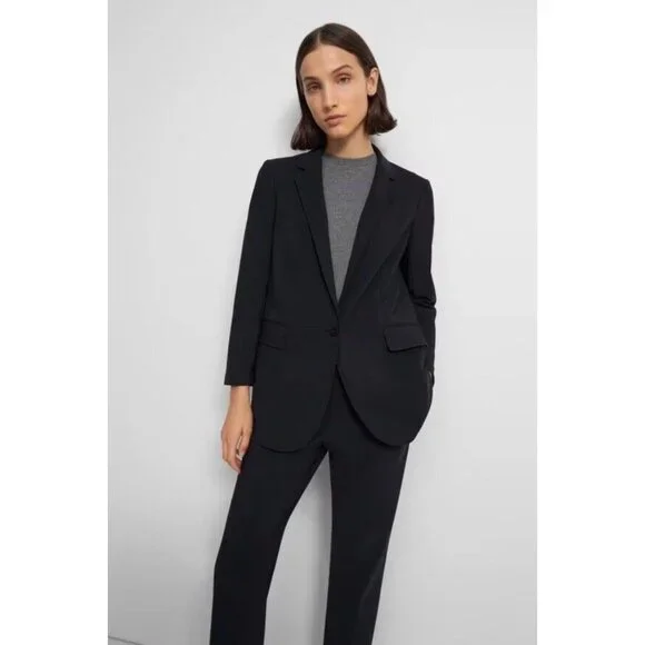 ジャケット・アウター Theory PRECISION PONTE CASUAL BLAZER LS TH_L0197101_Y2Y_L0?$TH-pdp-